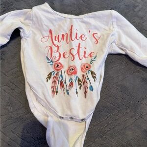 Auntie's Bestie Baby Onesie